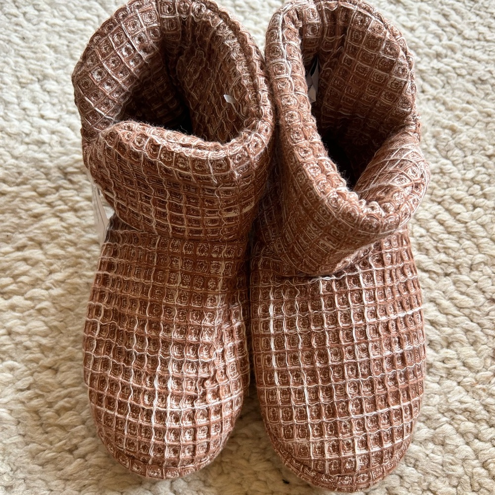 Parachute Waffle Knit Bootie Slippers - Terra